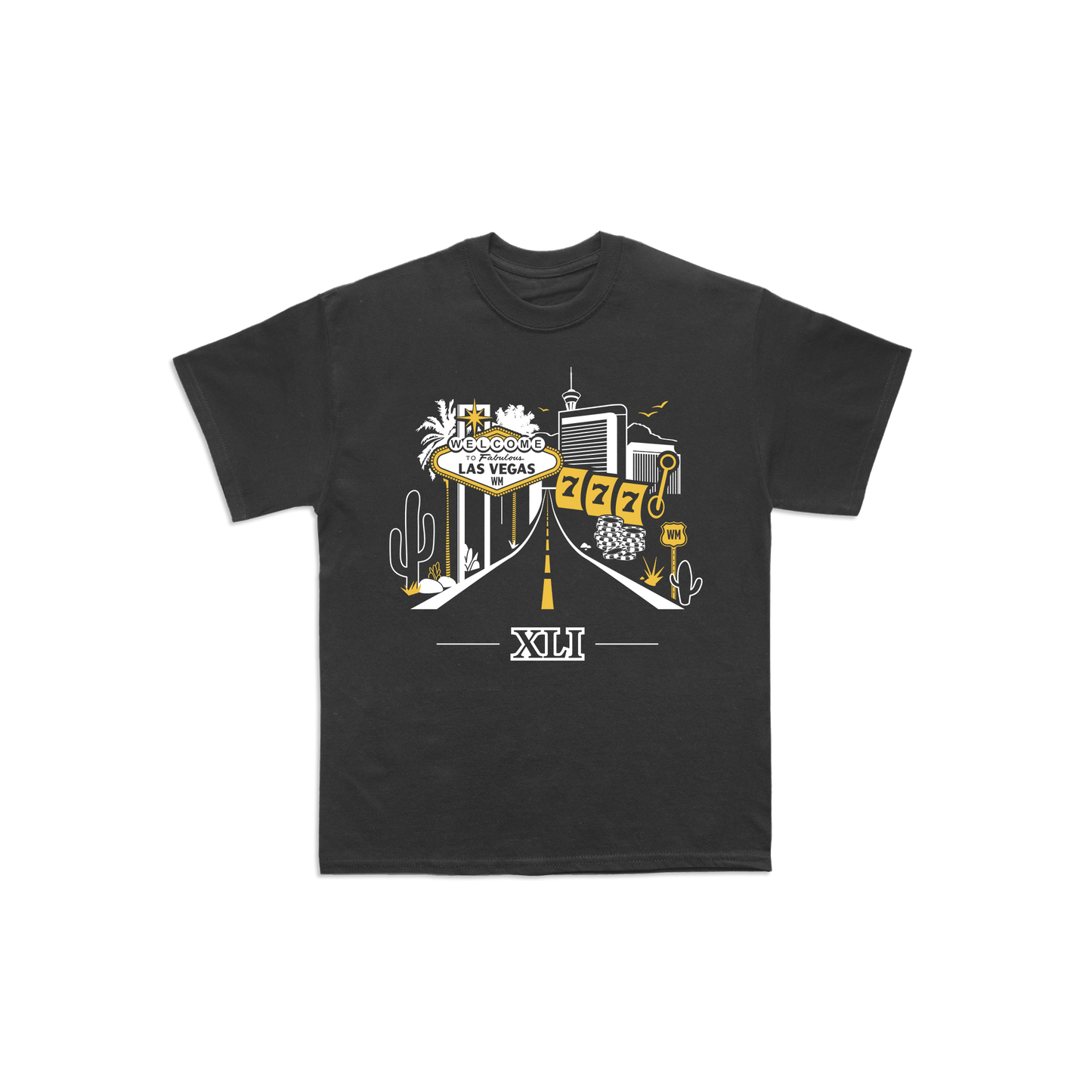 The Road - Vintage Black Tee