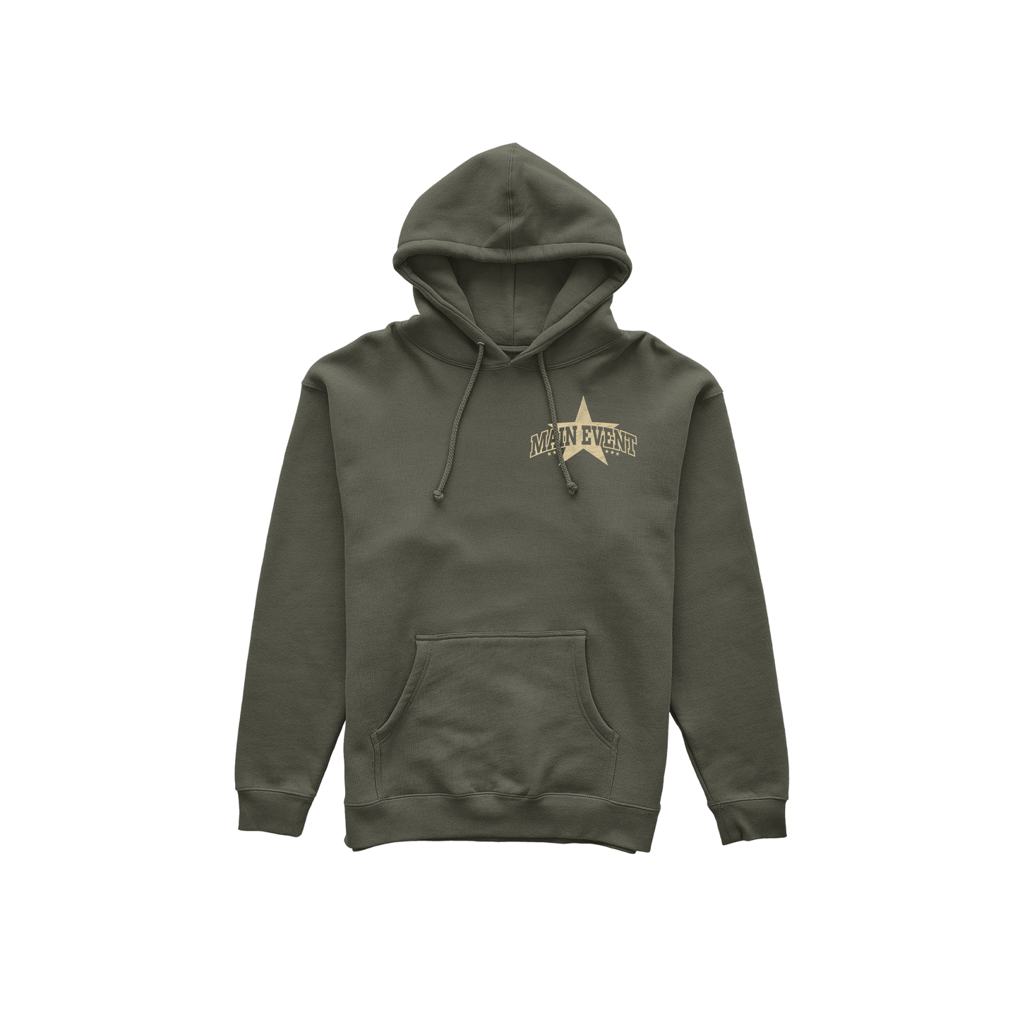 The Main Event - Army Green Hoodie