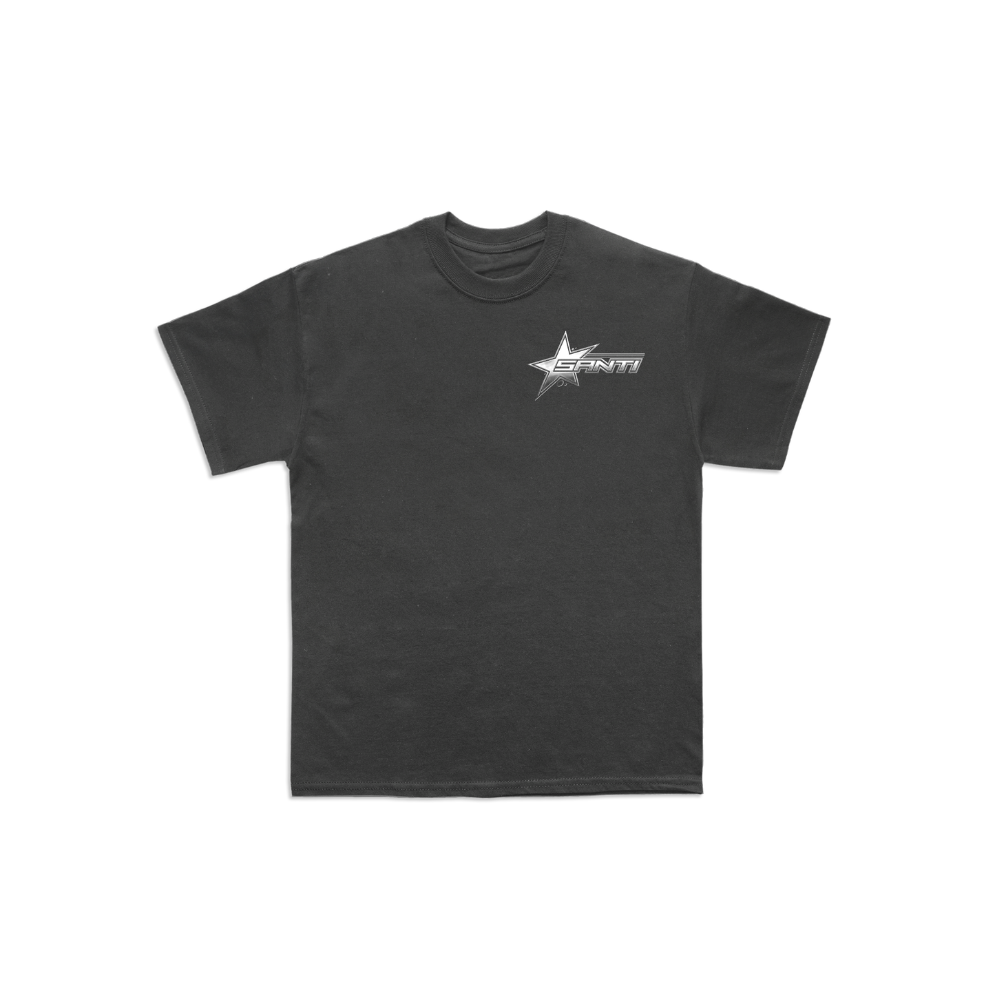 Santi Star - Vintage Black Tee