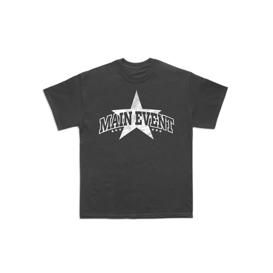 The Main Event - Vintage Black Tee