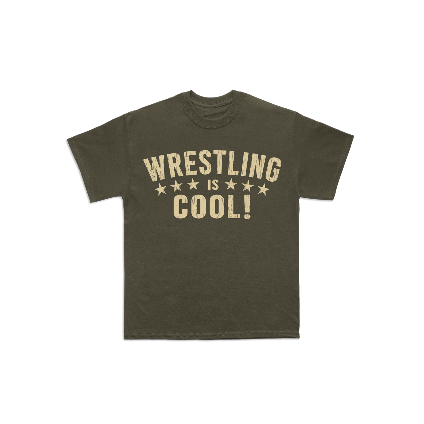 Wrestling is Cool! - Army Green
